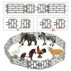 TOYMANY 50PCS Animal Figure Set Wild Animal Figure Farm Animal Figure Horse Figure Mini Fence Toy Realistic Animal Model Model Popular Animal Toy Toy