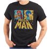 Vintage Retro Mega Man Video Game Proto Man Womens or Mens Crewneck T Shirt Tee