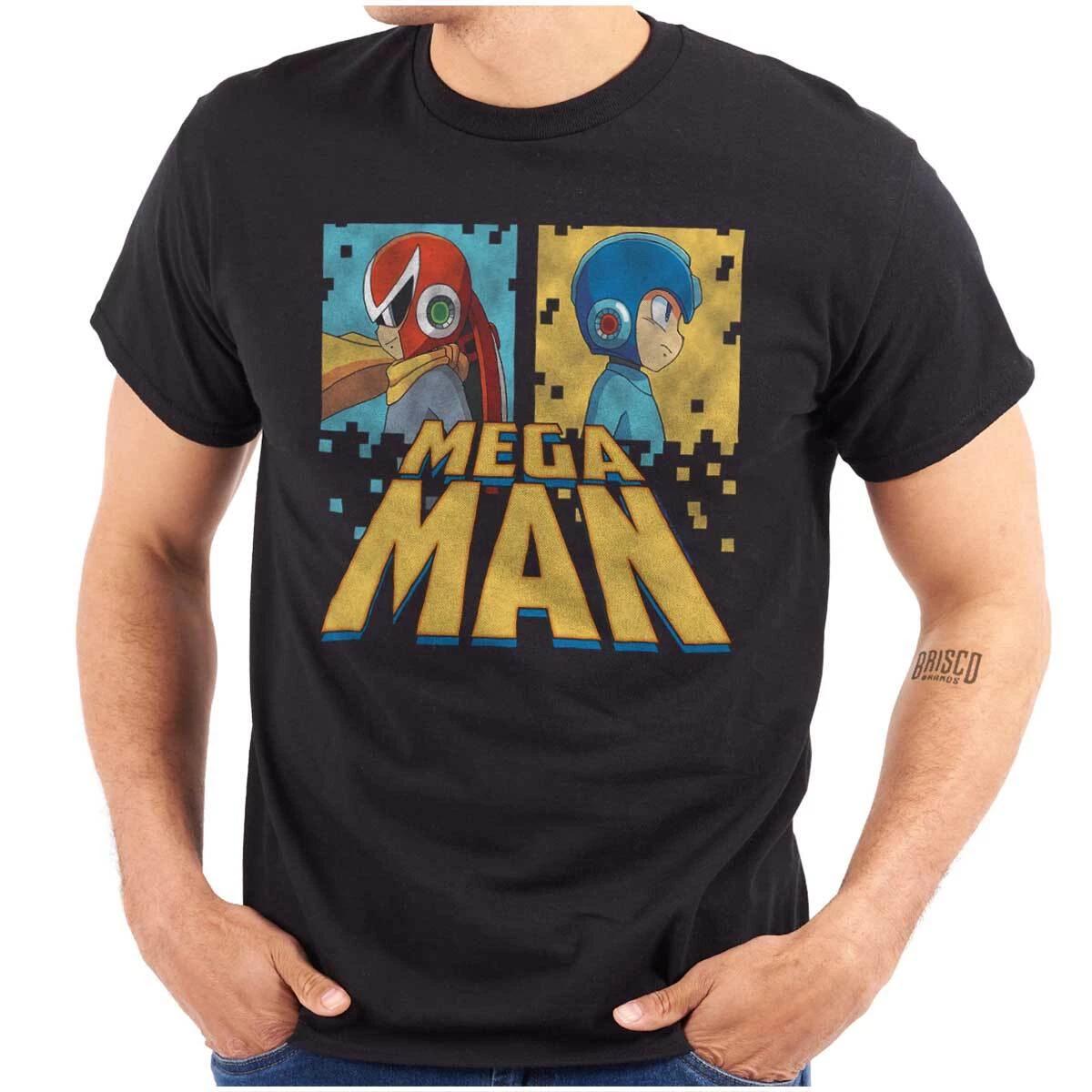 Vintage Retro Mega Man Video Game Proto Man Womens or Mens Crewneck T Shirt Tee XS