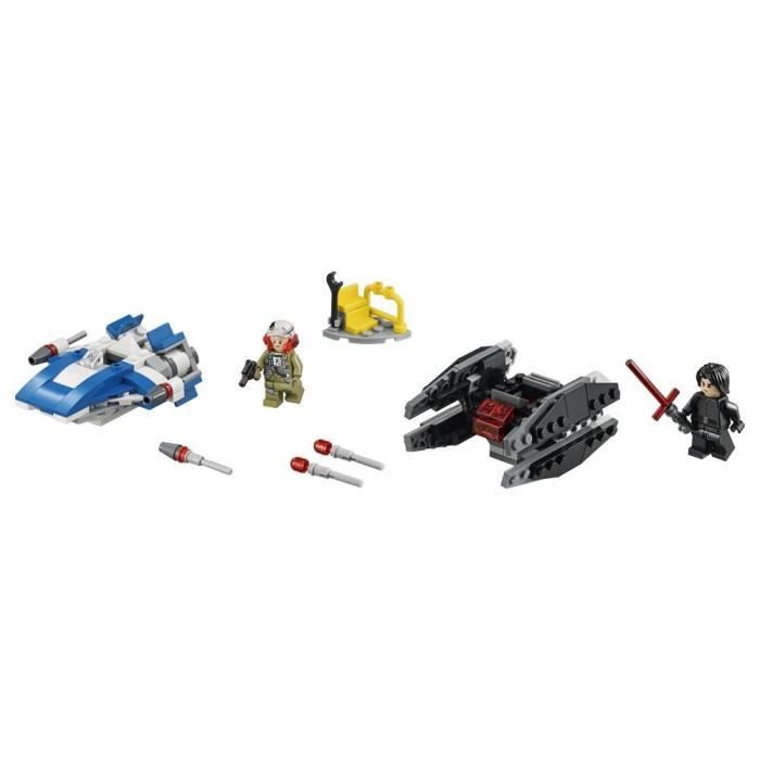 Lego® star wars™ 75196 microfighter a-wing™ vs. silencer tie™ - jeu de construction
