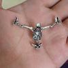 Halloween Punk Style Skull Necklace, Independent Station Fashion Retro Jewelry Pendant