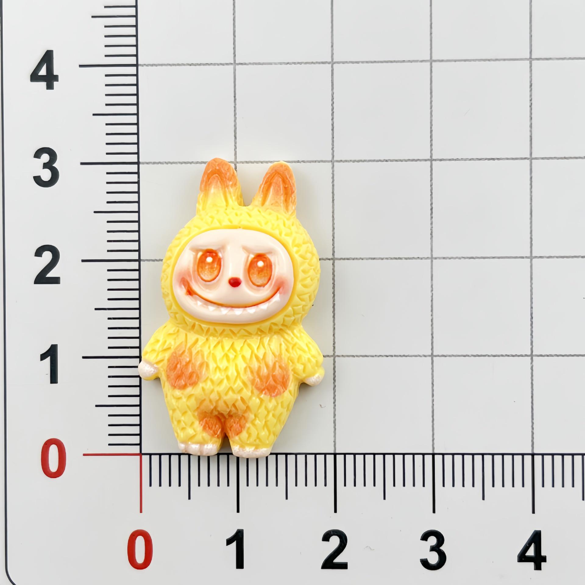 Handmade Cartoon Chubby Doll Resin Accessories: Hair Clip, Magnet, Phone Lanyard, Keychain