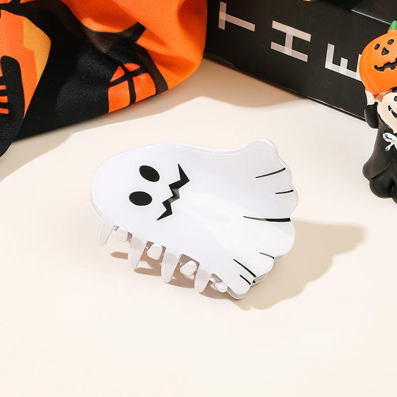Kreative Halloween Acryl Hai Haarklammer - Damen Einzigartiges Hochsteckfrisur-Accessoire