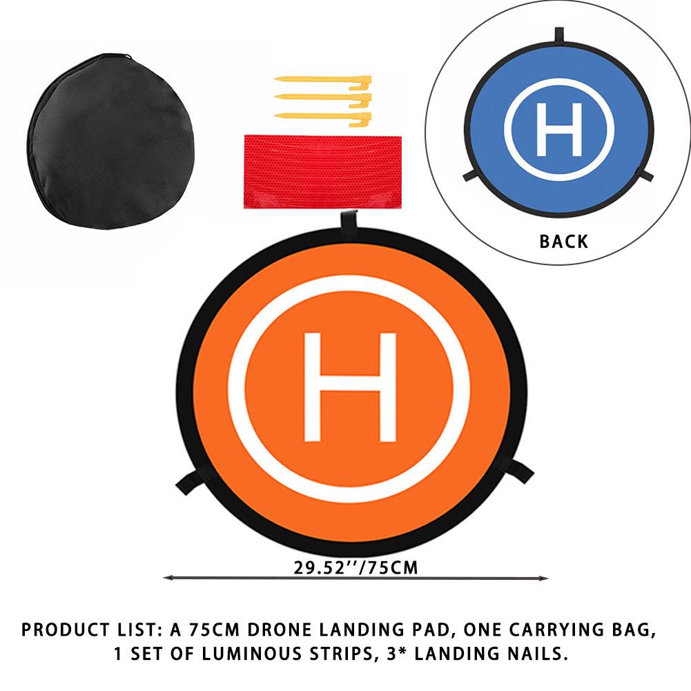 Drone Landing Pad for DJI MINI 4 PRO/MAVIC 3/Avata/Air 3 Universal Helipad Foldable Double-Sided Waterproof Launch Pad Accessory