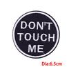 I Do Bite Warning Patch Pet Dog Motorcycle Biker Embroidery Patch Iron On Patches For Clothing