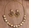 Fashion European and American Luxury Design Niche Jewelry Set Dinner Bride Accessories Necklace Retro Fringed Earrings