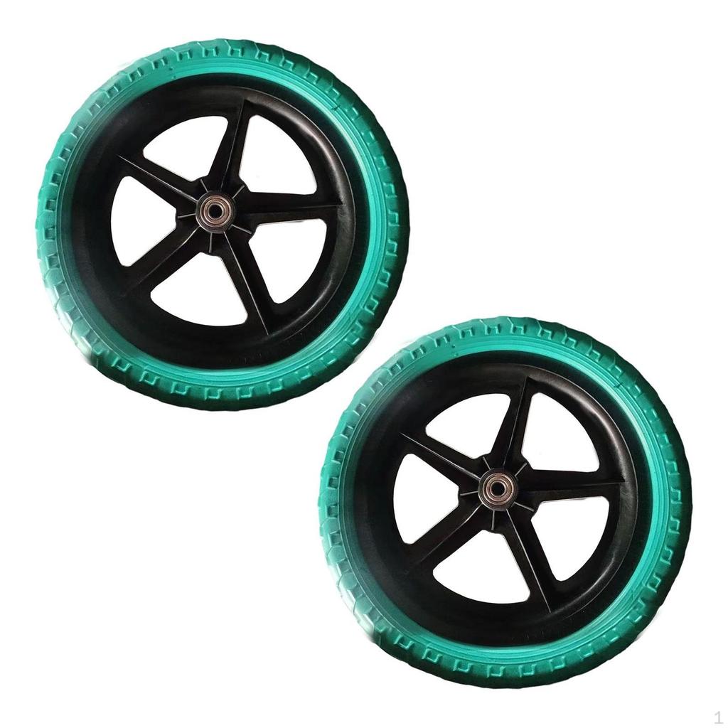 1 Pair 27cm Lightweight Non-slip Replacement Balance Bike Wheels Repair Birthday Gift Toys