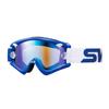 Swans BLBL Blue X Blue Mirror Lens Motorcycle Made In for Dirt and MX-RUSH-M Goggles, Japan, Bikes, Motocross, Off-Road