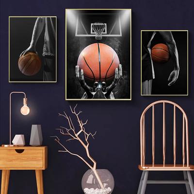 Basketbalista Obraz na plátne Inšpirujúci basketbalový sen Plagáty a obrazy Nástenné umelecké obrazy pre obývaciu izbu Home Decor