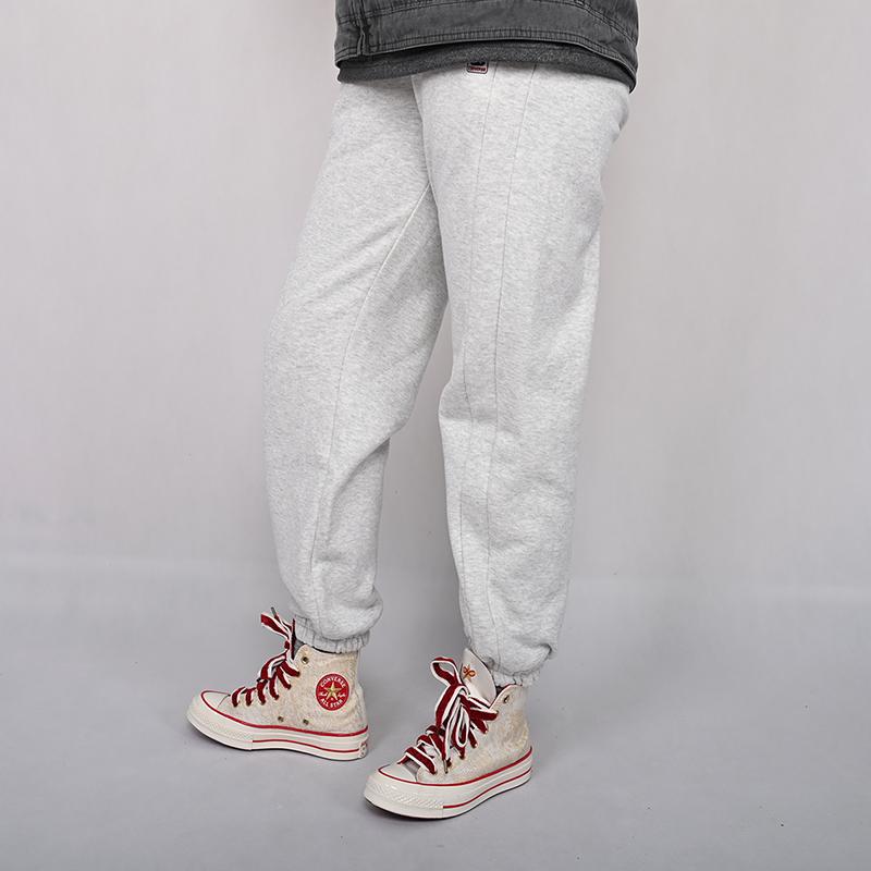 New Converse Knitted Sports Pants Women's Gray 10028462-A02