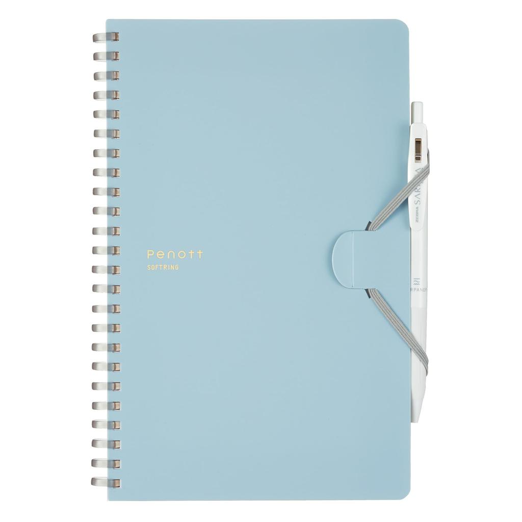 Notebook KOKUYO Note Soft Ring Penott A5 Deformovaný 5mm mřížka modrá Su-SP137S5-B