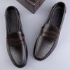 Genuine Leather Men Shoes Loafers Business Casual Leather Shoes Men Flat Shoes Comfortable Moccasins Men Footwear