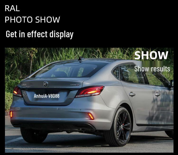 17-19 MG6 Gen 2 Rear Bumper Light: LED Brake & Sequential Turn Signal