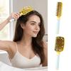 Escova Desembaraçadora de Cabelo Curva Ventilada, Escova Paleta Massageadora de Couro Cabeludo para Cabelos Molhados Secos, Escova Desembaraçadora de Cabelo para Secagem com Secador