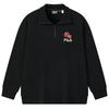 Fila Unisex Half-Zip Begonia Flower Pullover Hoodie