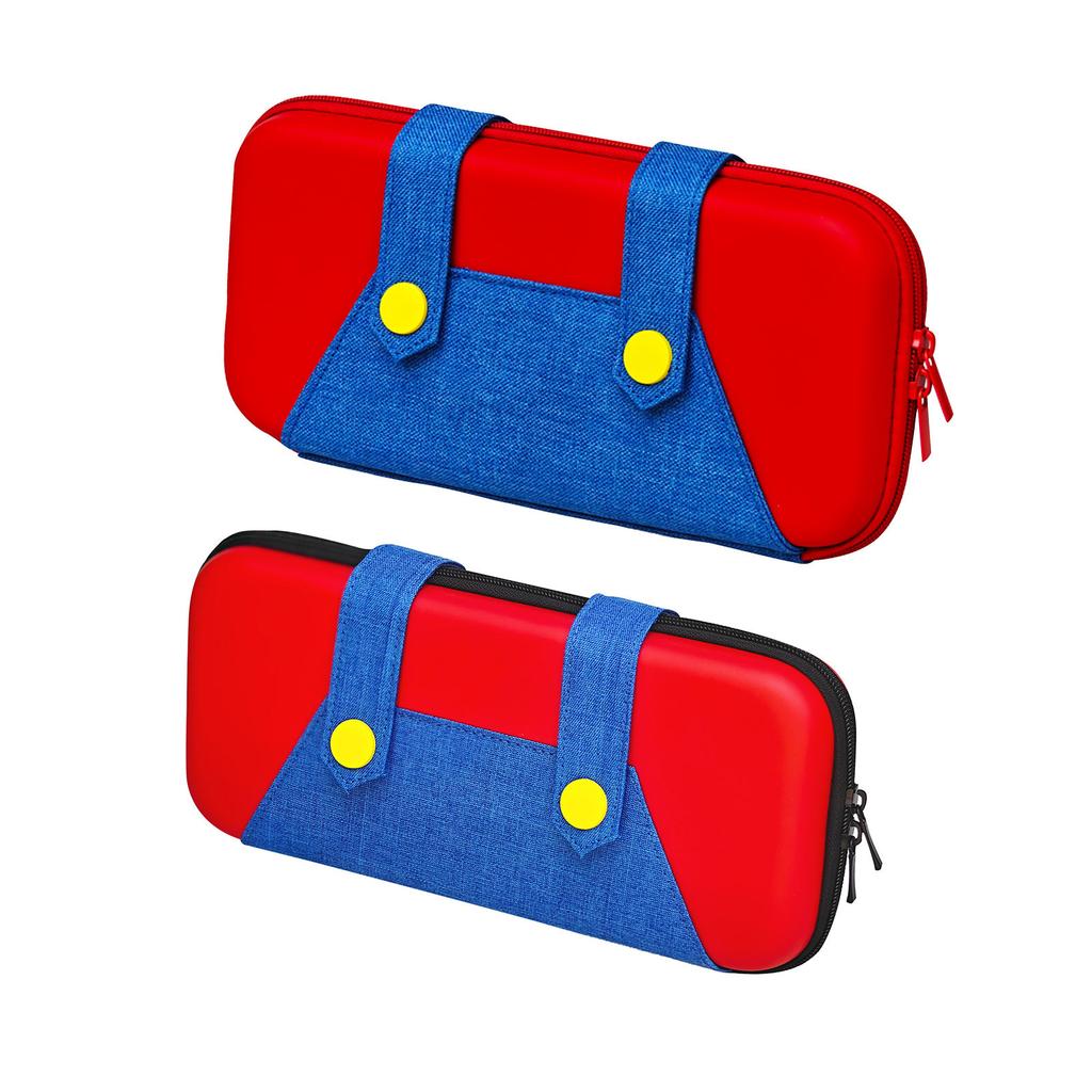 Game Console Storage Bag ,Shockproof Travel Bag With 10 Game Card Slots , Water ,Resistant Adjustable Strap ,