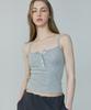Your Button Rib Sleeveless / Melange Grey