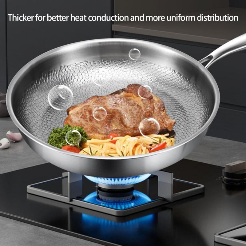 Titaniums Nonstick Frying Cooking Pan Set With Lid And Spatula Scratch Resistant Cookware For Multiple Stovetops
