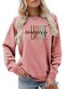 European Fashion Printed Long-Sleeve Pullover Sweatshirt: Comfortable, Versatile Autumn Top for Women
