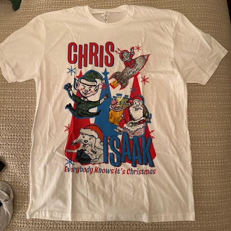 Chris Isaak  Everybody Knows It’s Christmas Shirt EN046 Unisex T-Shirt XL