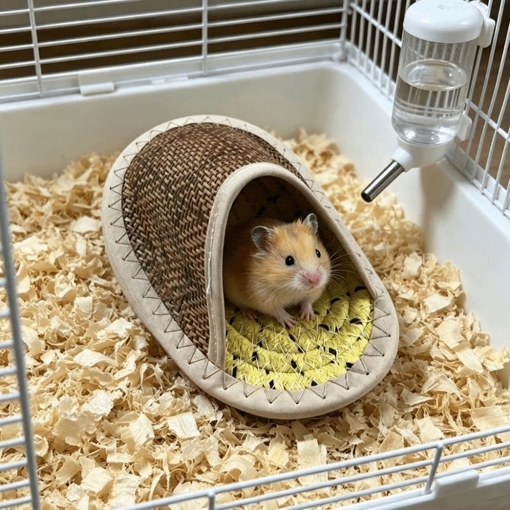 Breathable Hamster Cool Nest Wear Resistant Small Pet Bed Durable Pet Cave Nest  Pet Resting