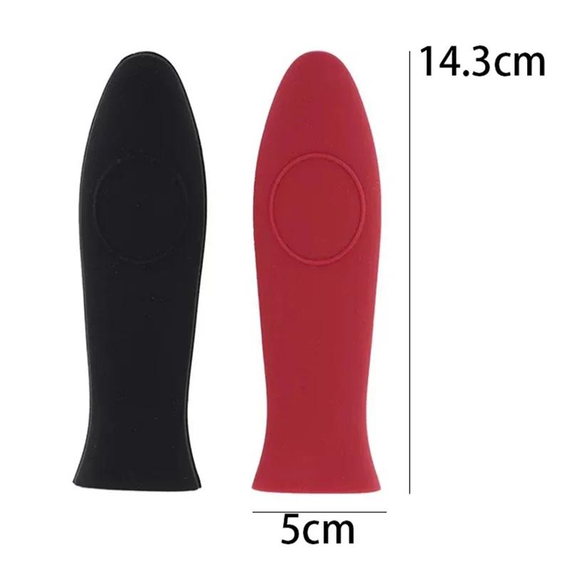 Silicone Skillets Grip Cover Insulation Anti-heat Hand Protective Ilicone Heat Sleeve Pot Holder Handle Antislip Kitchen Gadgets