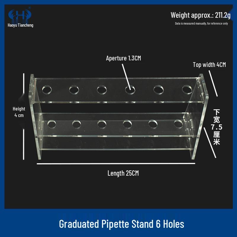 Graduierte Glaspipette mit rotem Gummikopf - Erhältlich in den Größen 0,5 ml, 1 ml, 2 ml, 3 ml, 5 ml, 10 ml für den Laborgebrauch