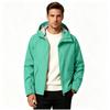 Men's Hooded Windbreaker Jacket Windproof Lightweight for Spring Fall Outdoor Hiking Everyday Wear