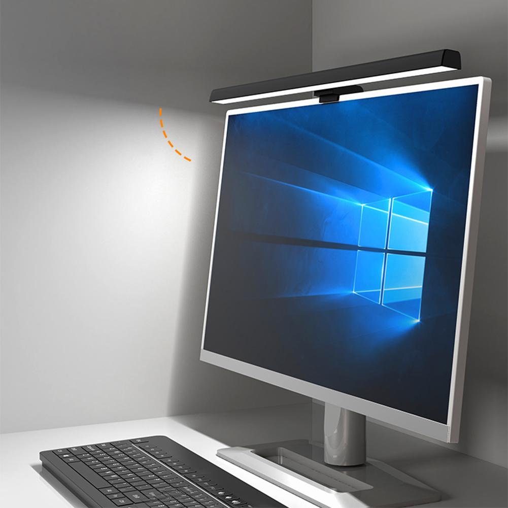 LED Monitor Light Bar Dimmable Computer Monitor Lamp USB Powered Hanging Table Lamp for Desk/Office/Home/Game