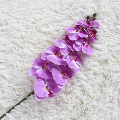 Decorative Artificial Flower Nice-looking Realistic Fake Phalaenopsis Orchid Plants Home Decor