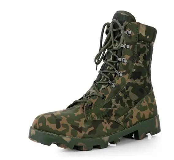 size 37 48 Men's Outdoor High Top Army Combat Boots Shoes Men Military Tactical Desert Boots  camouflage combat boots