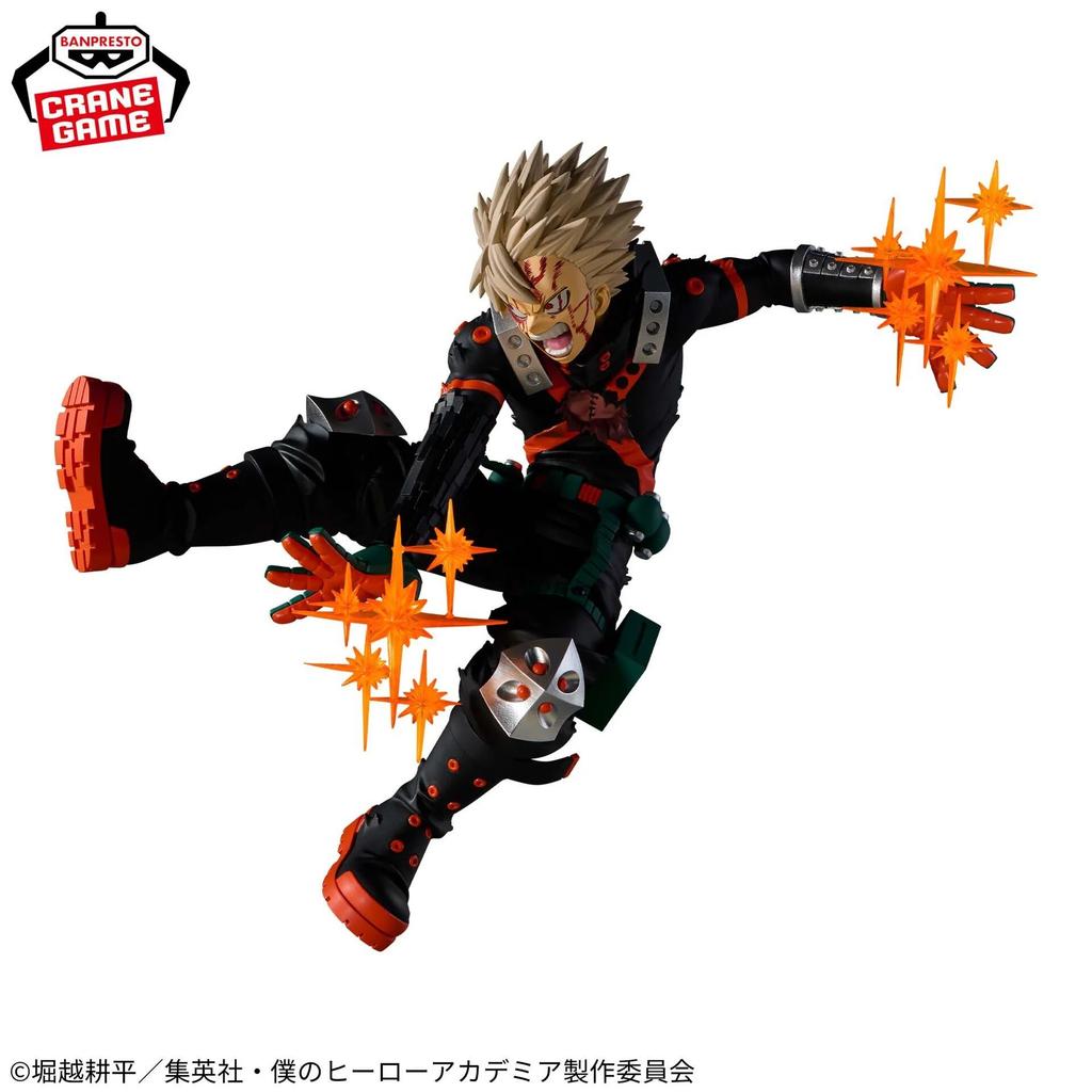 Hot Anime My Hero Academia Bakugou Katsuki Combat Style Premium Pvc Action Model Desktop Statue Collection Model Presents For Fans
