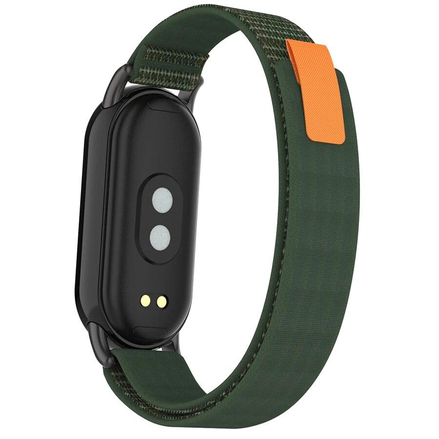 For Mi Band 8 Strap Nylon Loop Replacement Wristband For Xiaomi Mi Band 8 Smart Watch Band Bracelet Correa Breathable Strap