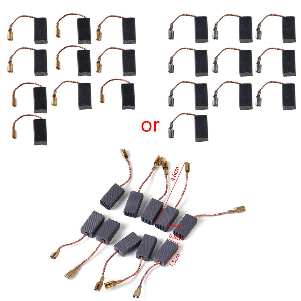 10 шт. Запасные угольные щетки для GWS 580 GWS 850 C GWS 7-115 GWS 8-125 GWS 9-150CS GWS6-100 D11 1