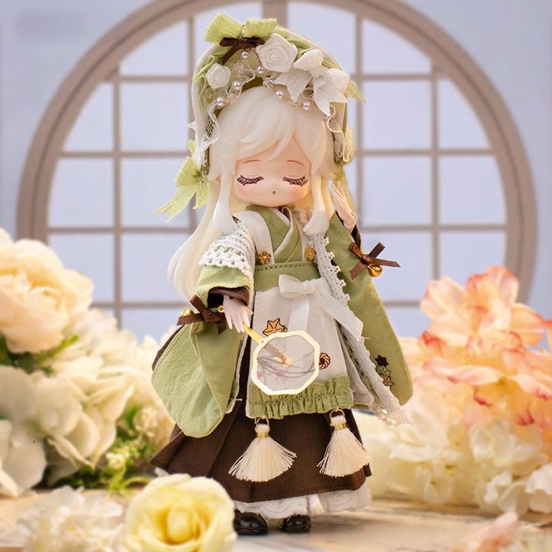 

COME4FREE 1/12 BJD Одежда для куклы Серия Десерты Платье Матча Набор наряда для куклы OB11