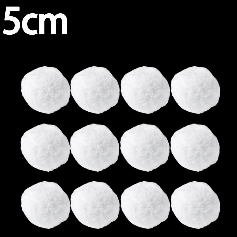 Snow Balls White Fur Pompom Hairball for Xmas Tree Pendant Kids Play Toys Indoor Outdoor Toy Christmas Decoration Snowballs