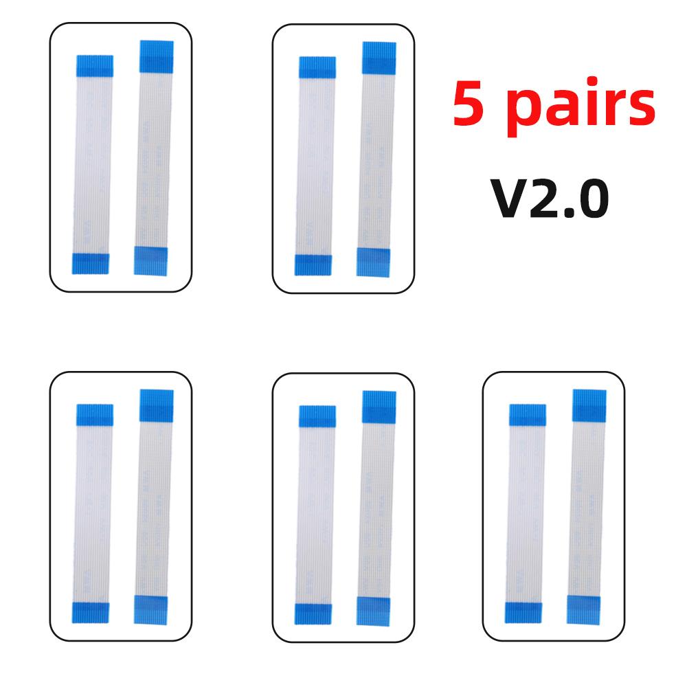 1/5 Pairs Replacement R2 L2 L1 R1 Trigger Button Ribbon Flex Cable for PS5 Dualsense Controller BDM-010 020 Motor Connect Cable 5