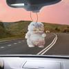Feline/Canine Car Decors Acrylic Hanging Charm Easy Install Interior Styling Accessory Auto Interior Ornament for Vehicle