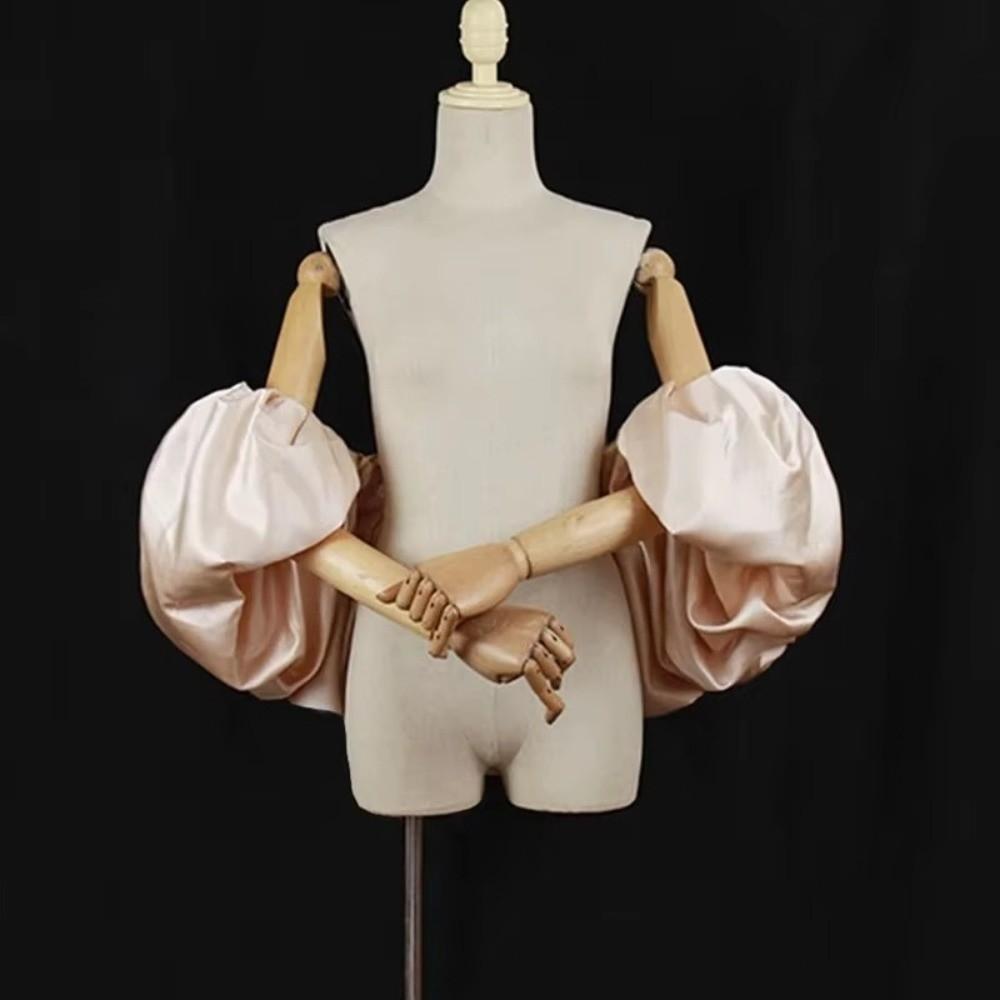 Ruffles Hand Sleeves 110cm Arm Warmer DIY Prom Dress Gloves  Dress Accessories