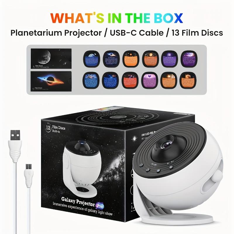 Newest Version of The Globe Pro Design That Projects a Larger Area of The Planetarium. Galaxy Projection Light Features 13 Starry Sky Lights