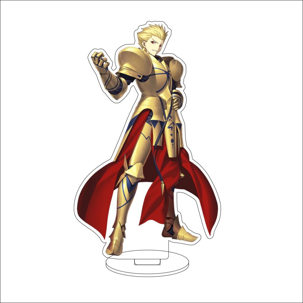 16CM Anime Fate/stay night Cosplay Acrylic Stand Ornaments Rider/Caster/Kirei Kotomine Figure Stand Halloween Gifts