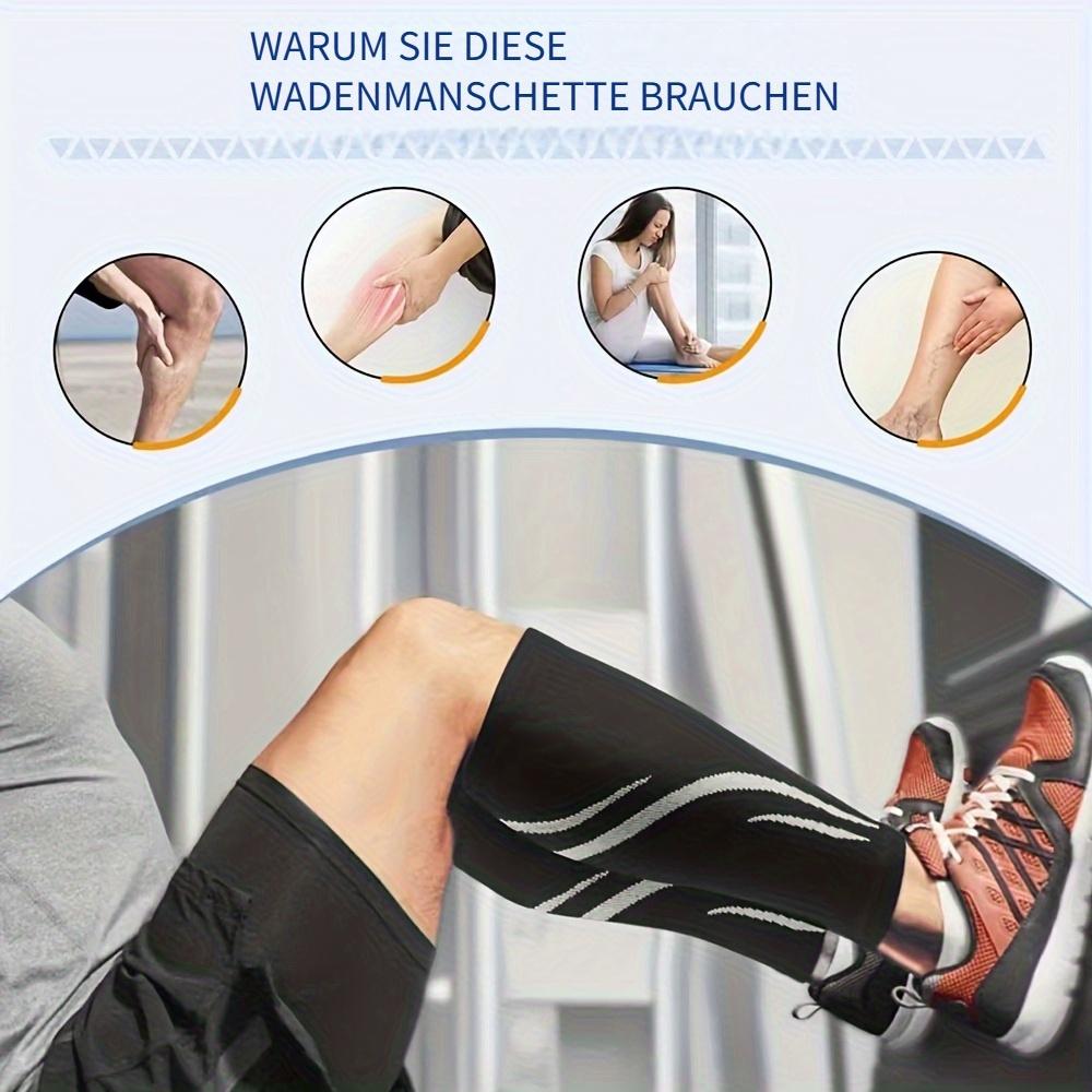 1Pair Calf Compression Sleeves for Women & Men | Breathable Shin Sleeve Brace,Footless Compression Socks Support for Running