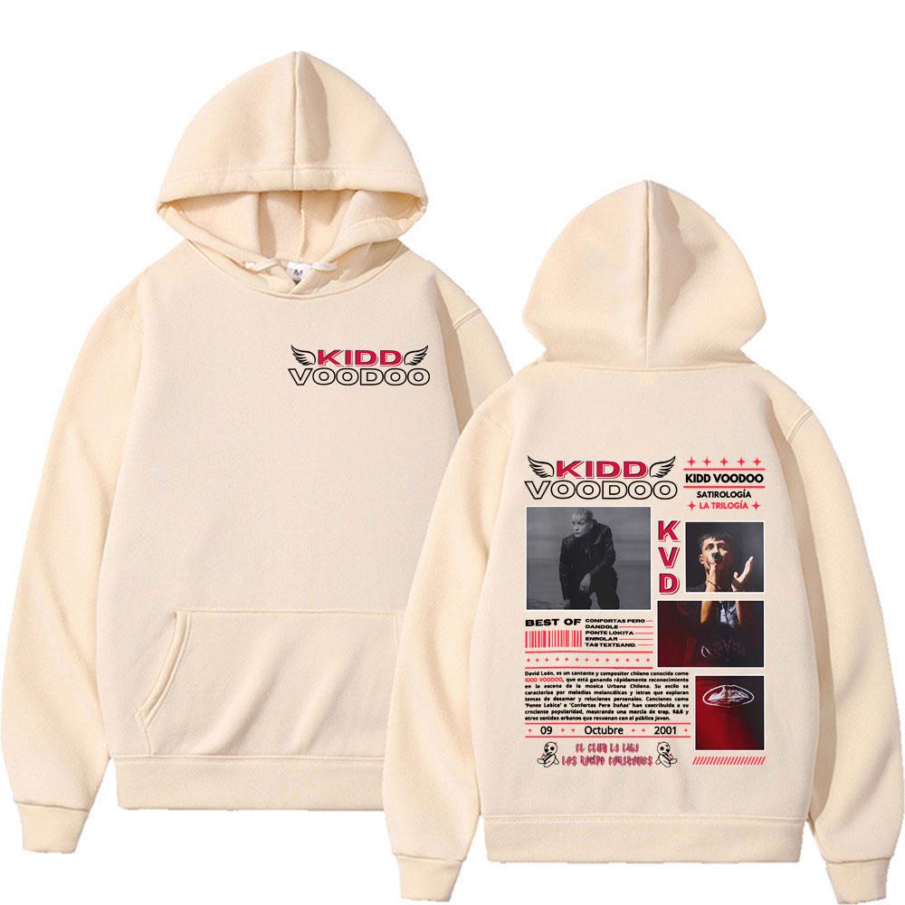 Rapper Kidd Voodoo Satirologia 2025 Tour Graphics Pullovers Men Women Fashion Vintage Oversized Sweatshirts Loose Hoodies Autumn