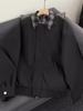 2025 Autumn Men's Retro Two-Piece Hong Kong Style Jacket Shirt - Versatile Design
