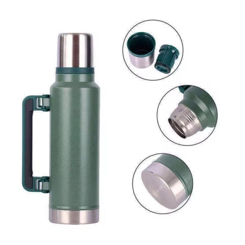 Double Wall Stainless Steel Thermos Bottle Portable Vacuum Flask Large Capacity Insulated Water Bottle Tumbler Tea Cup Mug