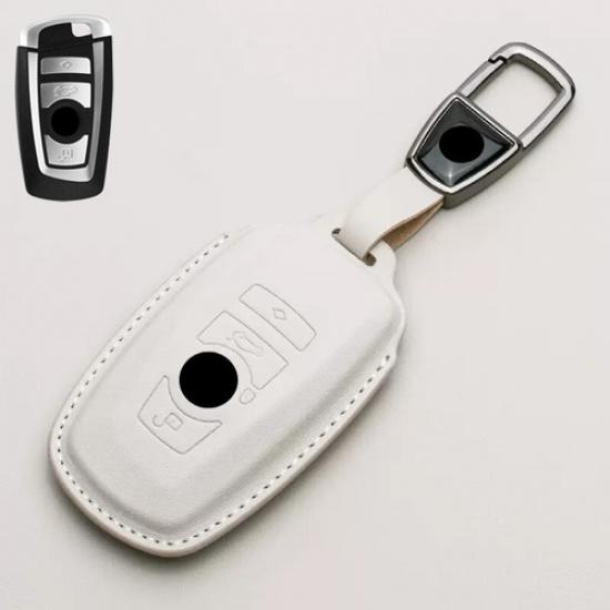 Genuine Leather Car Key Case Cover For BMW X3 X4 X5 X6 M2 M3 M4 M5 M6 1 2 3 4 5