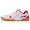 New LiNing Anti Slip Wear Resistant Low Top Training Shoes Women's White Red APTP006-2