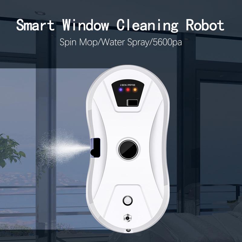 Smart Automatic Window Cleaning Robot for High-Rise Glass