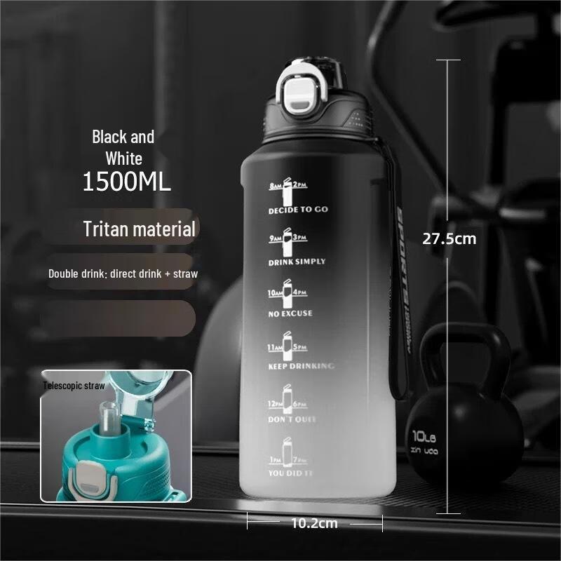 Stylish Sports Straw Water Bottle