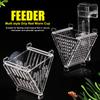 Acrylic Feeding Cup Plant Cup Aquarium Red Blood Worm Fish Feeder Hanging Fish Tank Feeding Cup Aquarium Decor Accessories